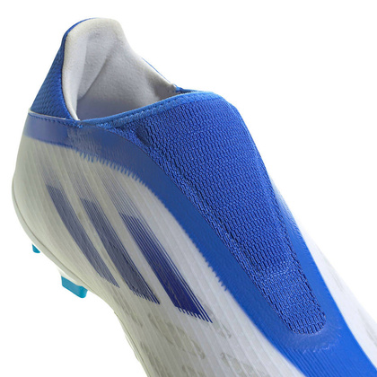 Biało-niebieskie buty piłkarskie korki Adidas X Speedflow.3 LL FG GW7495