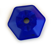 Kolorowe wysepki grzybki sześciokątne 10szt. 100277