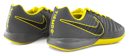 Szaro-żółte buty piłkarskie na halę Nike Tiempo Lunar Legend Pro IC AH7246-070