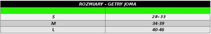 Biało-niebieskie getry piłkarskie Joma Calcio 400022.207