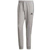Ciemnoszare spodnie dresowe Adidas Essentials Tap Cuff 3 Stripes GK8976