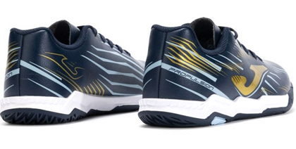 Granatowo-złote buty piłkarskie Joma Propulsion 2503 PRJW2503IN - Junior