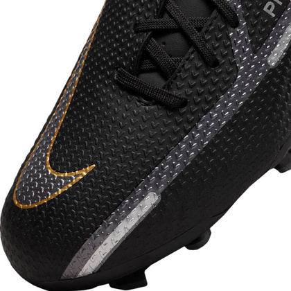 Czarne buty piłkarskie korki Nike Phantom GT2 Academy FG/MG DC0812 007 - Junior