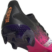 Czarno-różowe buty piłkarskie korki Adidas Predator Freak.3 FG FW7519