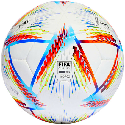 Biała piłka nożna halowa Adidas Al Rihla Sala Pro Fifa World Cup 2022 H57789