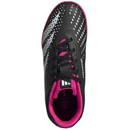 Czarno-różowe buty halowe Adidas Predator Accuracy.4 GW7088 - Junior