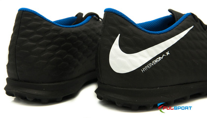 Czarne buty piłkarskie na orlik Nike HypervenoM Phade TF 852585-002 JR