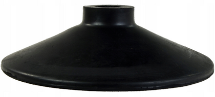 Czarna podstawa gumowa do tyczek NO10 VRB-B18