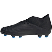 Czarne buty piłkarskie korki Adidas Predator Edge.3 FG GW2360 - Junior