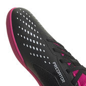 Czarno-różowe buty halowe Adidas Predator Accuracy.4 GW7088 - Junior