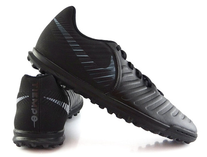 Czarne buty piłkarskie na orlik Nike Tiempo Legend Club TF AH7248-001