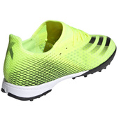 Seledynowo-czarne buty piłkarskie turfy Adidas X Ghosted.3 TF FW6944