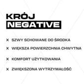 Czarne rękawice bramkarskie Football Masters Varis X All Black