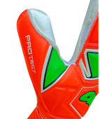 Pomarańczowo-zielone rękawice bramkarskie 4Keepers Guard Fogo