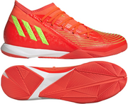 Czerwono-pomarańczowe buty piłkarskie halówki Adidas Predator Edge.3 GV8518