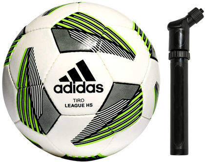 Biało-zielona piłka nożna Adidas Tiro Match FS0368 - rozmiar 4 + Pompka