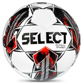 Biało-szara piłka nożna halowa Select Futsal Samba 320007
