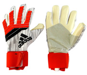 Rękawice bramkarskie Adidas Predator Pro CF1352 biało-czerwone 