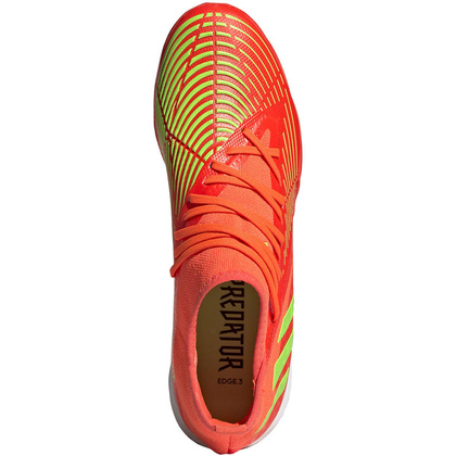 Czerwono-pomarańczowe buty piłkarskie turfy Adidas Predator Edge.3 TF GV8536