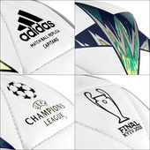 Biała piłka nożna Adidas Finale Kiev Capitano CF1198 r5