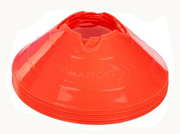 Pomarańczowe wysepki, stożki treningowe pod laskę 100751