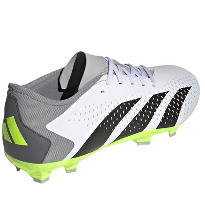 Biało-seledynowe buty piłkarskie Adidas Predator Accuracy.3 L FG GZ0014