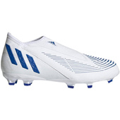 Białe buty piłkarskie korki Adidas Predator Edge.3 LL GX5208 - Junior