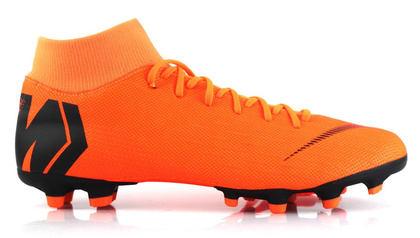 Pomarańczowo-czarne buty piłkarskie Nike Mercurial Superfly Academy MG AH7362-810