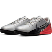 Srebrne buty piłkarskie halówki Nike Mercurial Vapor Academy AT8139-006 - Junior