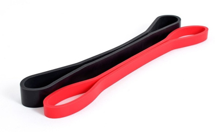Czerwona taśma oporowa guma do ćwiczeń Smj MINI BAND EX001 7-16 kg