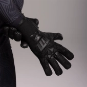 Czarne rękawice bramkarskie Football Masters Varis X PRO All Black