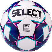 Granatowo-biała piłka nożna Select Tempo TB IMS w kartonie - rozmiar 5