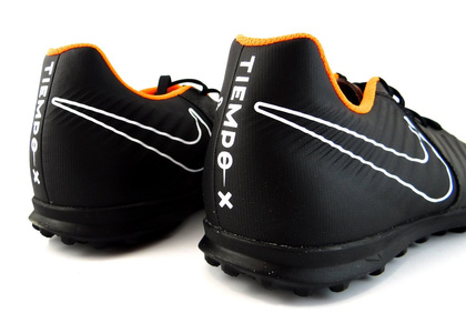 Czarne buty piłkarskie na orlik Nike TiempoX Legend Club TF AH7261-080 JR