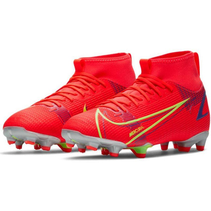 Czerwone buty piłkarskie Nike Mercurial Superfly 8 Academy CV1127-600 - Junior
