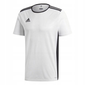Biała koszulka sportowa Adidas Entrada 18 CD8438 Junior