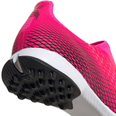 Różowo-czarne buty piłkarskie turfy Adidas X Ghosted.3 TF FW6940