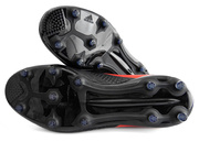 Czerwono-czarne buty piłkarskie Adidas ACE 17.1 FG BA9214 JR