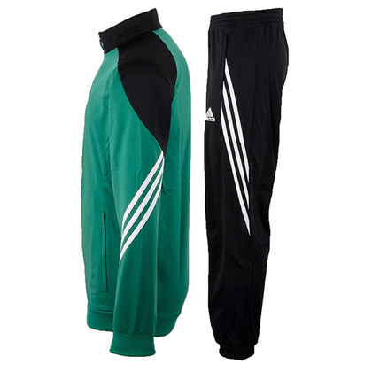 Zielono-czarny dres treningowy Adidas Sereno 14 F49714