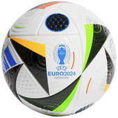 Biała piłka nożna meczowa Adidas Fussballliebe Pro Euro 2024 IQ3682