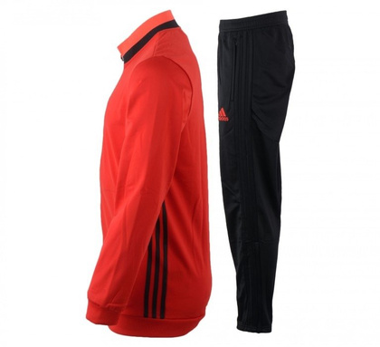 Czarno-czerwony dres treningowy Adidas Condivo AN9830