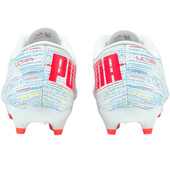 Białe buty piłkarskie Puma Ultra 4.2 FG/AG 106354 03