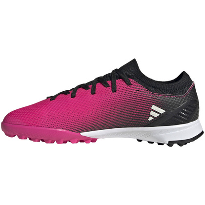 Różowo-czarne buty turfy Adidas X Speedportal.3 GZ2465 - Junior