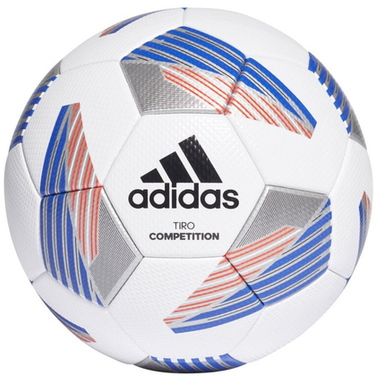 Biało-szara piłka nożna Adidas Tiro Competition FS0392