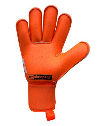 Biało-pomarańczowe rękawice bramkarskie 4Keepers Force V2.20