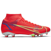 Czerwone buty piłkarskie Nike Mercurial Superfly 8 Academy MG CV0843-600