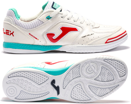 Biało-turkusowe buty halówki Joma Top Flex 2242 TOPW2242IN