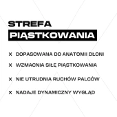 Czarne rękawice bramkarskie Football Masters Invictus X PRO All Black