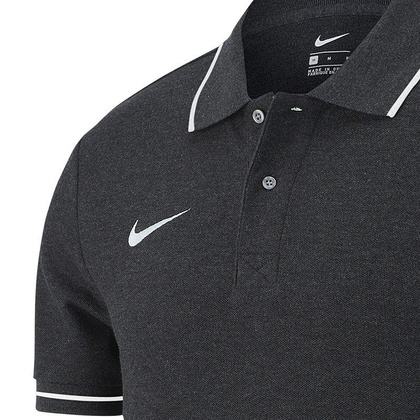 Szara koszulka Nike Polo Team Club Polska 19 AJ1502-071