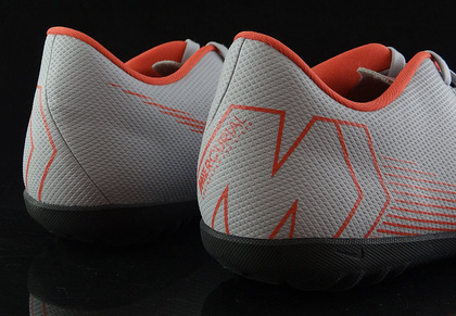 Szaro-czarne buty piłkarskie na orlik Nike Mercurial Vapor Club TF AH7386-060