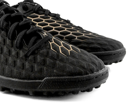 Czarne buty piłkarskie na orlik Nike Hypervenom Phantom Club TF AJ3790-090 Junior